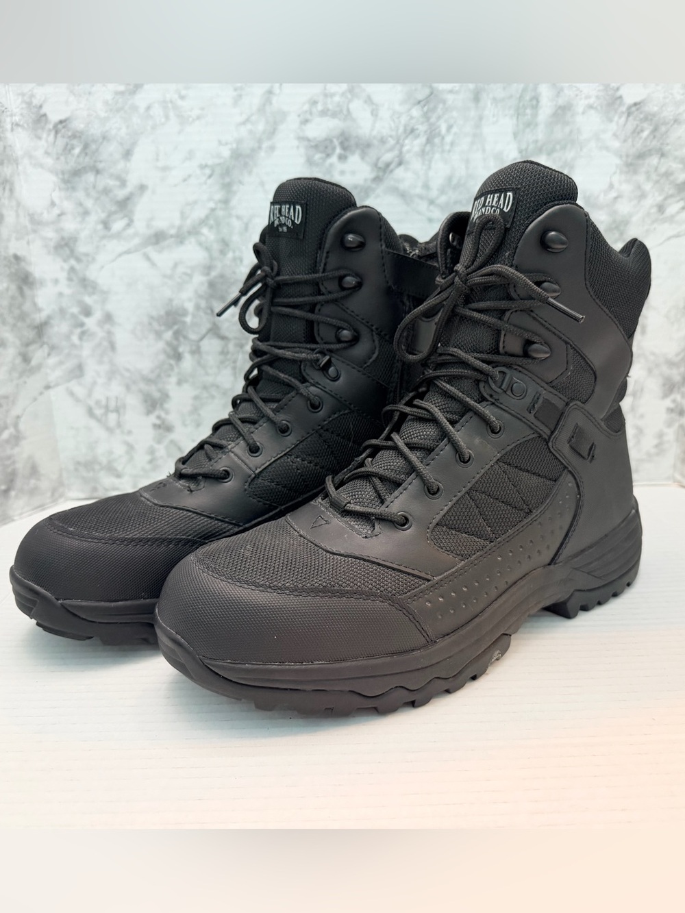 RedHead Black Men's Tactical Lace-Up Boots